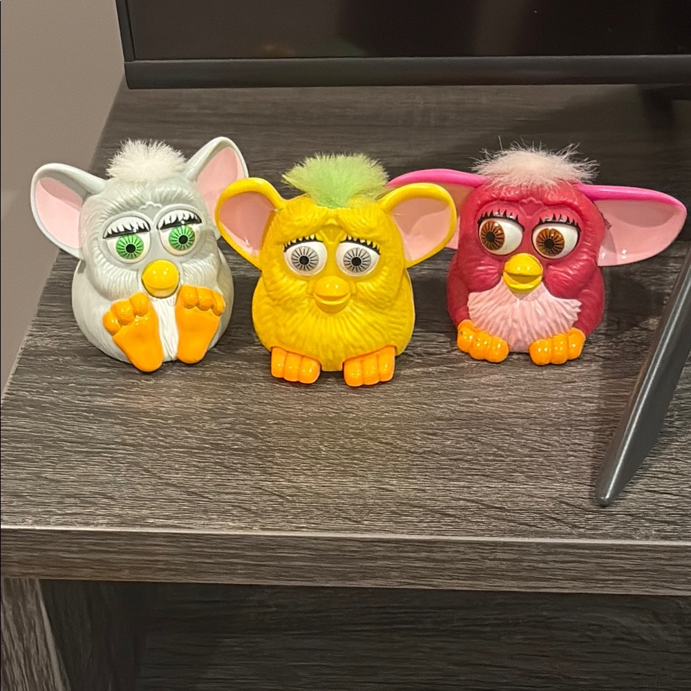McDonalds Colorful Furby Figurines Set